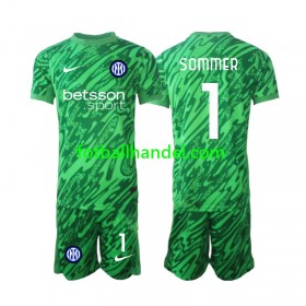 Barn Fotballdrakter Keeper Inter Milan Yann Sommer 1 Hjemme 2024-25 Kortermet